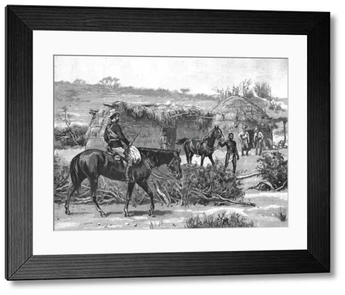 Framed Print : Sketches of the British South African Company's Expedition to Mashonaland, 1891. Creator: Unknown Framed Print : Sketches of the British South African Company's Expedition to Mashonaland, 1891. Creator: Unknown