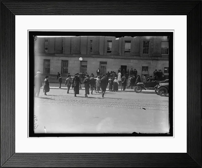 Framed Print : At Treasury, between 1916 and 1918. Creator: Harris & Ewing. At Treasury, between 1916 and 1918. Creator: Harris & Ewing Framed Print : At Treasury, between 1916 and 1918. Creator: Harris & Ewing. At Treasury, between 1916 and 1918. Creator: Harris & Ewing