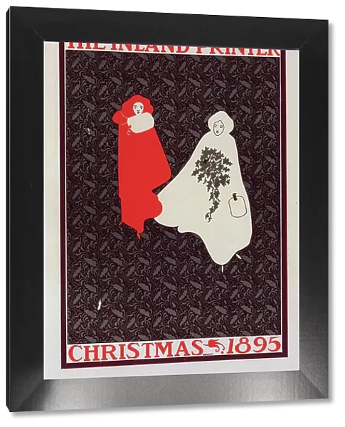 Affiche américaine pour l 'Inland Printer' (Christmas 1895), c1899. Creator: William H Bradley. Affiche américaine pour l 'Inland Printer' (Christmas 1895), c1899. Creator: William H Bradley