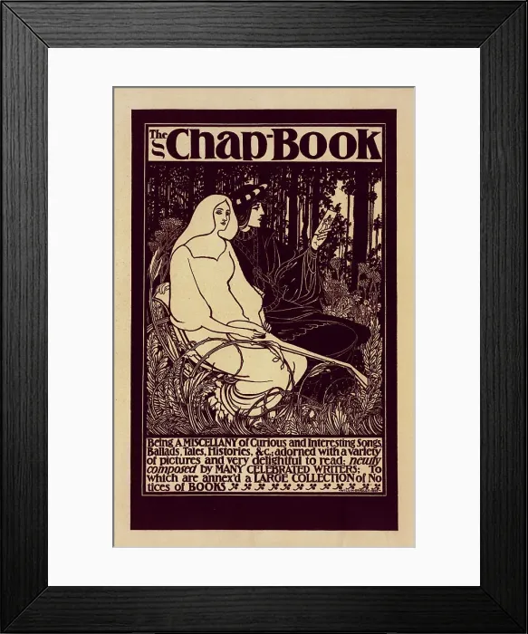 Framed Print : Affiche américaine pour la Revue The Chap-Book, c1898. Creator: William H Bradley. Affiche américaine pour la Revue The Chap-Book, c1898. Creator: William H Bradley Framed Print : Affiche américaine pour la Revue The Chap-Book, c1898. Creator: William H Bradley. Affiche américaine pour la Revue The Chap-Book, c1898. Creator: William H Bradley