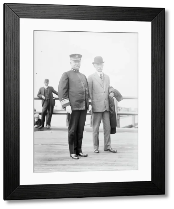 Framed Print : Badger, Charles Johnston, Rear Admiral, U.S.N. Left, with Admiral Fiske, 1914. Creator: Harris & Ewing. Badger, Charles Johnston, Rear Admiral, U.S.N. Left, with Admiral Fiske, 1914. Creator: Harris & Ewing Framed Print : Badger, Charles Johnston, Rear Admiral, U.S.N. Left, with Admiral Fiske, 1914. Creator: Harris & Ewing. Badger, Charles Johnston, Rear Admiral, U.S.N. Left, with Admiral Fiske, 1914. Creator: Harris & Ewing