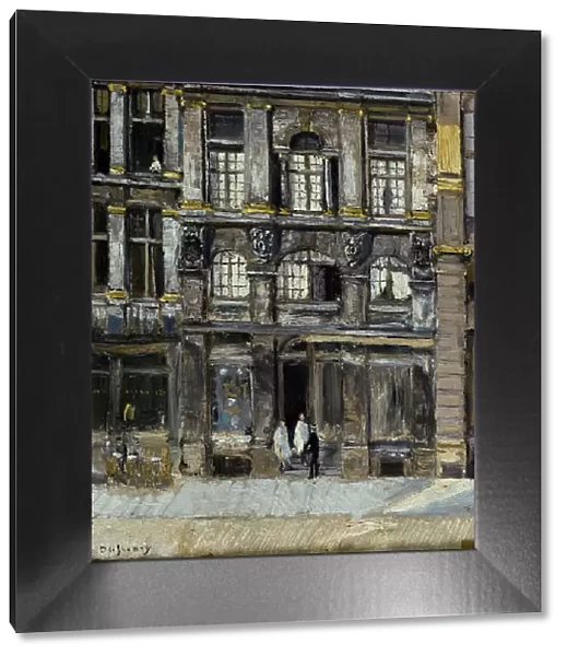 House occupied by Victor Hugo on the Grand Place in Brussels in 1851 and 1852, c1933. Creator: Georges Leon Dufrenoy