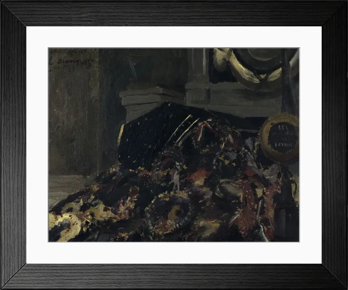 Framed Print : Victor Hugo's coffin covered with wreaths, 1885. Creator: E Durang Framed Print : Victor Hugo's coffin covered with wreaths, 1885. Creator: E Durang