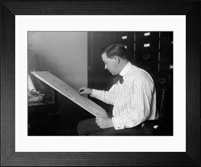 Framed Print : John Miller Baer, Rep. from North Dakota, 1917. Creator: Harris & Ewing. John Miller Baer, Rep. from North Dakota, 1917. Creator: Harris & Ewing Framed Print : John Miller Baer, Rep. from North Dakota, 1917. Creator: Harris & Ewing. John Miller Baer, Rep. from North Dakota, 1917. Creator: Harris & Ewing