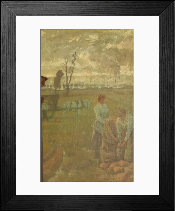 Framed Print : Sketch for the reception hall in the town hall of Vanves: Surroundings of Vanves, 1902. Creator: Jean Joseph Enders