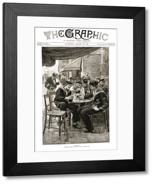 Framed Print : The Graphic, Front Cover Saturday, August 22, 1891, 1891. Creator: William Hatherell Framed Print : The Graphic, Front Cover Saturday, August 22, 1891, 1891. Creator: William Hatherell