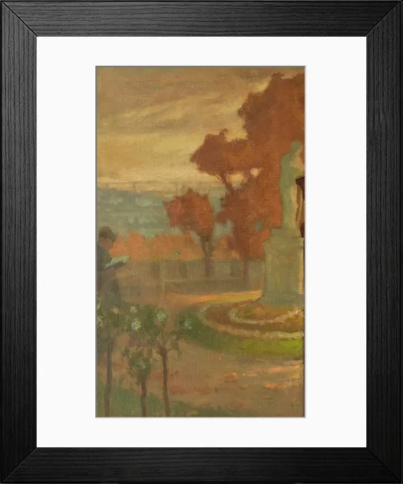 Framed Print : Sketch for the reception hall in the town hall of Vanves: Surroundings of Vanves, 1902. Creator: Jean Joseph Enders Framed Print : Sketch for the reception hall in the town hall of Vanves: Surroundings of Vanves, 1902. Creator: Jean Joseph Enders