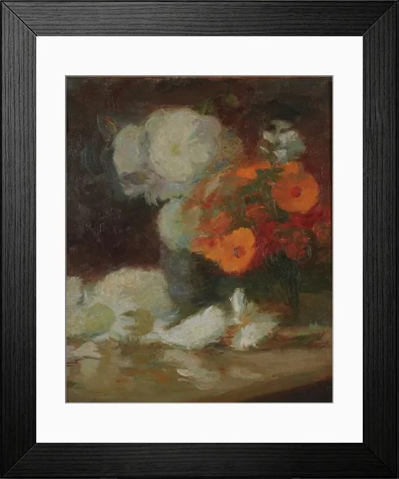 Framed Print : Flowers, 1892. Creator: Dulac, Charles-Marie (1865-1898) Framed Print : Flowers, 1892. Creator: Dulac, Charles-Marie (1865-1898)