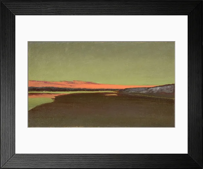 Framed Print : Sunset (Coucher de soleil), 1898. Creator: Dulac, Charles-Marie (1865-1898) Framed Print : Sunset (Coucher de soleil), 1898. Creator: Dulac, Charles-Marie (1865-1898)