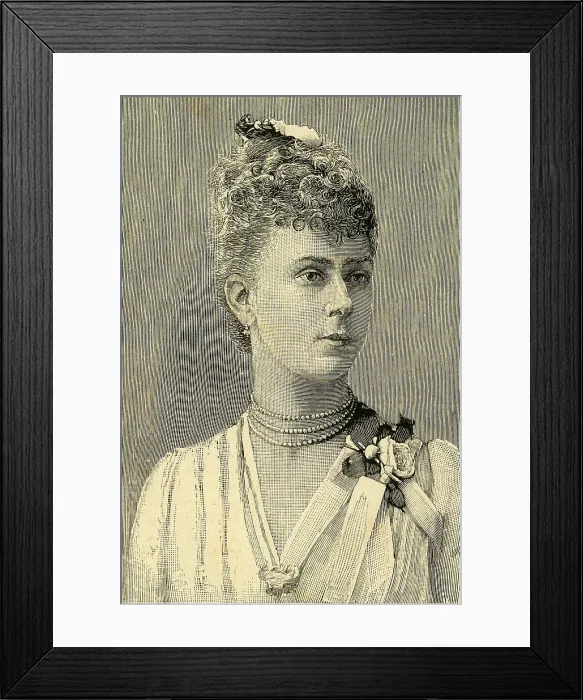 Framed Print : Princess Victoria Mary of Teck, Duchess of York, c1897. Creator: Unknown Framed Print : Princess Victoria Mary of Teck, Duchess of York, c1897. Creator: Unknown