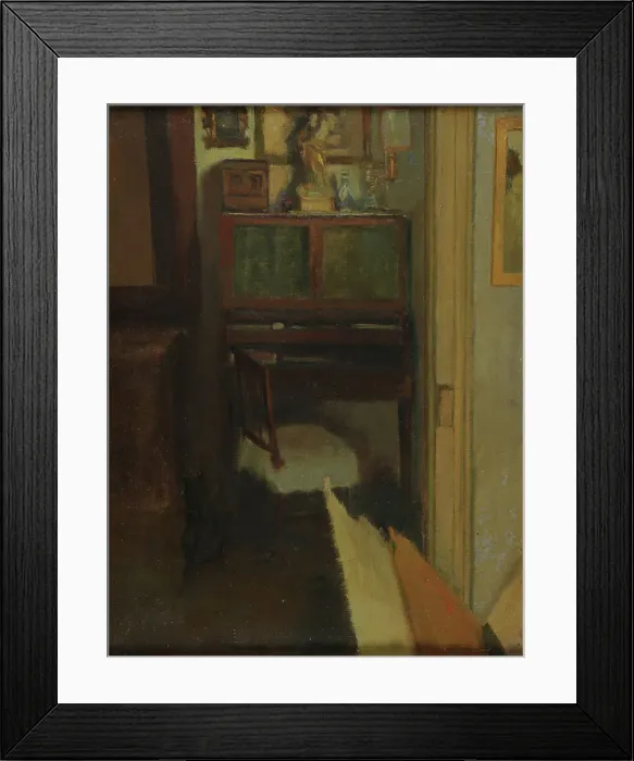 Framed Print : Sa chambre, End of 19th cen.. Creator: Dulac, Charles-Marie (1865-1898) Framed Print : Sa chambre, End of 19th cen.. Creator: Dulac, Charles-Marie (1865-1898)