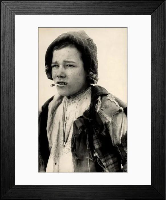 Framed Print : Homeless Child, 1920s. Creator: Petrov, Nikolai (1876-1940) Framed Print : Homeless Child, 1920s. Creator: Petrov, Nikolai (1876-1940)