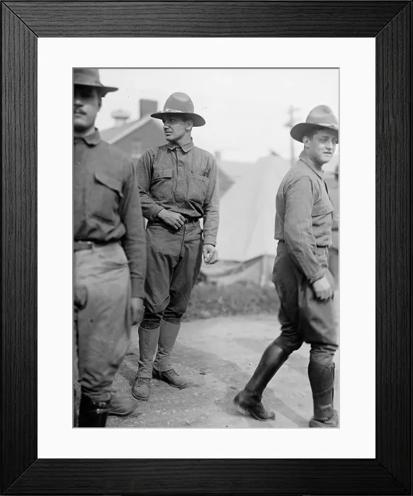 Framed Print : Bailey, Joseph, at Fort Myer Training Camp, 1917. Creator: Harris & Ewing. Bailey, Joseph, at Fort Myer Training Camp, 1917. Creator: Harris & Ewing Framed Print : Bailey, Joseph, at Fort Myer Training Camp, 1917. Creator: Harris & Ewing. Bailey, Joseph, at Fort Myer Training Camp, 1917. Creator: Harris & Ewing