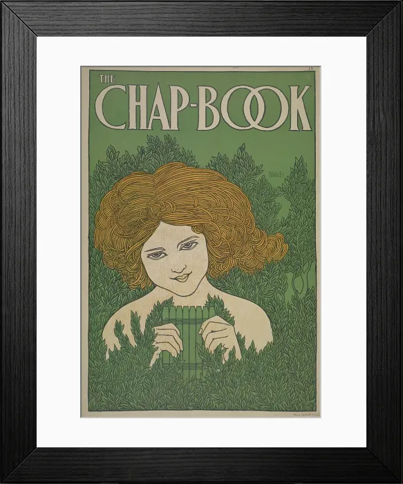 Framed Print : The chap-book, c1875. Creator: William H Bradley Framed Print : The chap-book, c1875. Creator: William H Bradley