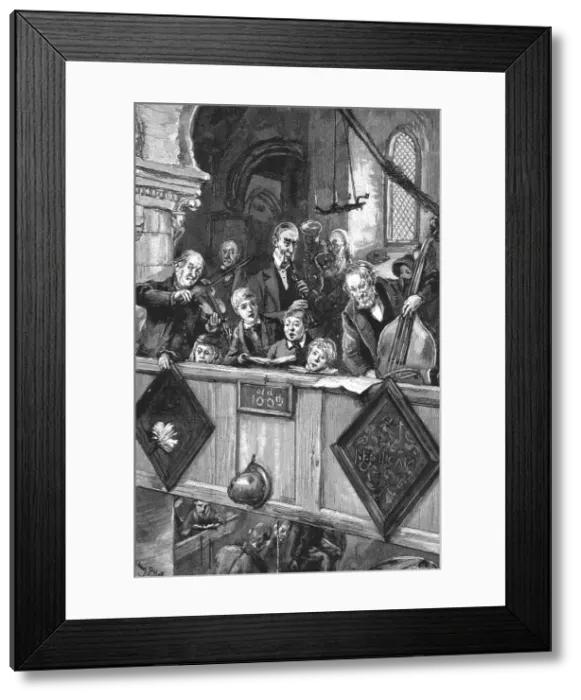 Framed Print : Church Choirs - The Old Style, 1891. Creator: Sydney Prior Hall Framed Print : Church Choirs - The Old Style, 1891. Creator: Sydney Prior Hall