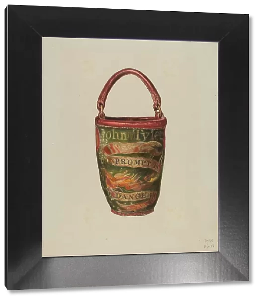Fireman's Bucket, c. 1940. Creator: Georgina King
