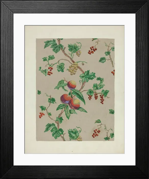 Framed Print : Wall Paper, c. 1937. Creator: Margaret Knapp Framed Print : Wall Paper, c. 1937. Creator: Margaret Knapp