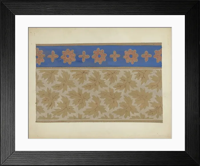 Framed Print : Wall Paper, c. 1937. Creator: Margaret Knapp Framed Print : Wall Paper, c. 1937. Creator: Margaret Knapp