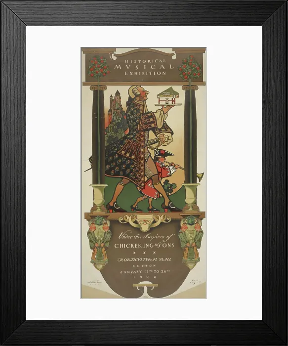 Framed Print : Historical musical exhibition, c1901. Creator: William H Bradley