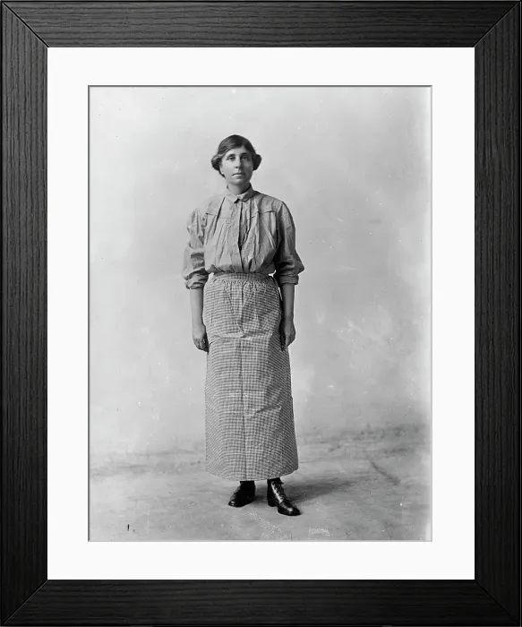 Framed Print : Abby Scott Baker, Occoquan Uniform, 1917. Creator: Harris & Ewing. Abby Scott Baker, Occoquan Uniform, 1917. Creator: Harris & Ewing Framed Print : Abby Scott Baker, Occoquan Uniform, 1917. Creator: Harris & Ewing. Abby Scott Baker, Occoquan Uniform, 1917. Creator: Harris & Ewing