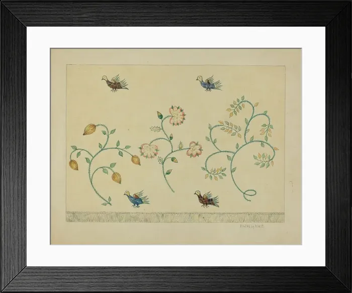 Framed Print : Curtain, c. 1936. Creator: Eugene La Foret Framed Print : Curtain, c. 1936. Creator: Eugene La Foret