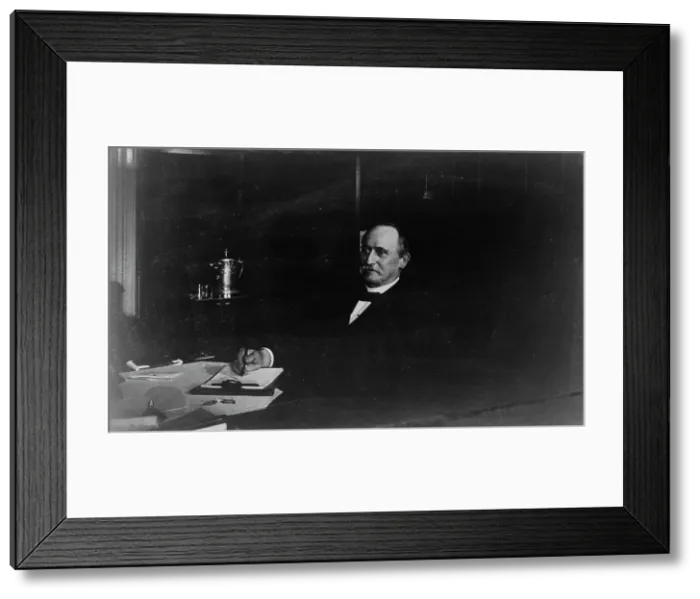 Framed Print : General Shelley, Auditor Navy, Treasury Department employee... between 1884 and 1930. Creator: Frances Benjamin Johnston Framed Print : General Shelley, Auditor Navy, Treasury Department employee... between 1884 and 1930. Creator: Frances Benjamin Johnston