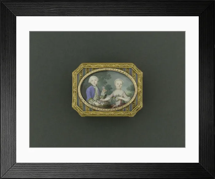 Framed Print : Snuff box, between 1776 and 1777. Creator: Unknown Framed Print : Snuff box, between 1776 and 1777. Creator: Unknown