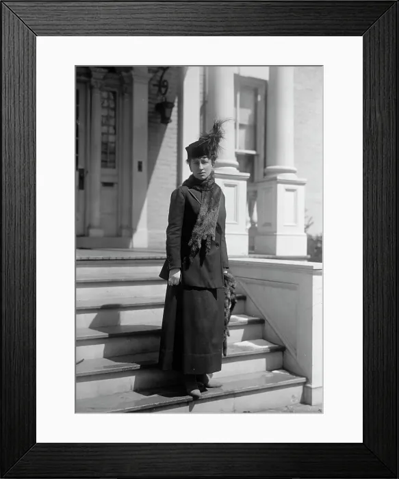 Framed Print : Mrs. Newton D Baker, 1917. Creator: Harris & Ewing. Mrs. Newton D Baker, 1917. Creator: Harris & Ewing Framed Print : Mrs. Newton D Baker, 1917. Creator: Harris & Ewing. Mrs. Newton D Baker, 1917. Creator: Harris & Ewing