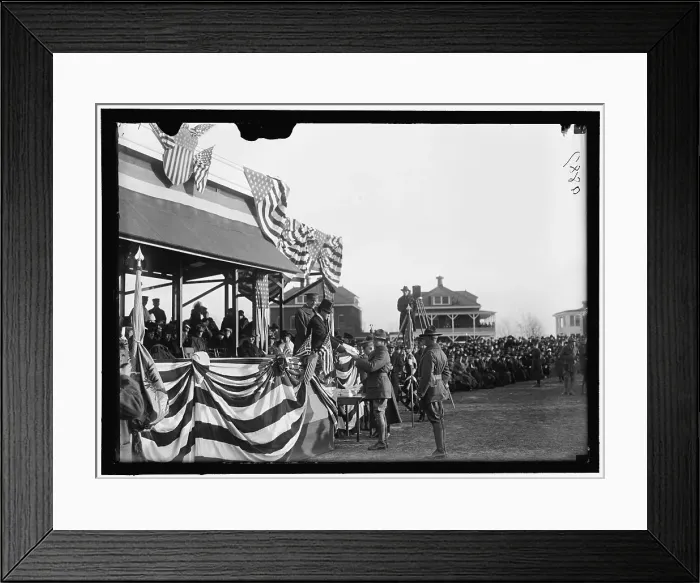 Framed Print : Fort Myer Officers Training School, between 1916 and 1918. Creator: Harris & Ewing. Fort Myer Officers Training School, between 1916 and 1918. Creator: Harris & Ewing Framed Print : Fort Myer Officers Training School, between 1916 and 1918. Creator: Harris & Ewing. Fort Myer Officers Training School, between 1916 and 1918. Creator: Harris & Ewing