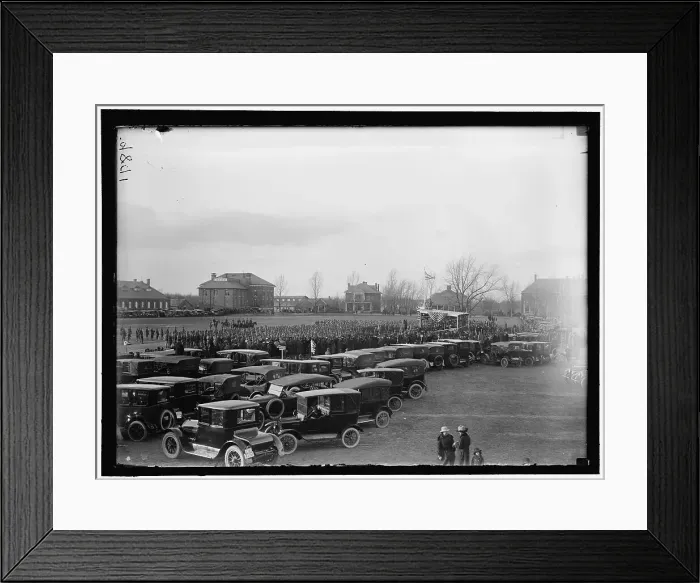 Framed Print : Fort Myer Officers Training School, between 1916 and 1918. Creator: Harris & Ewing. Fort Myer Officers Training School, between 1916 and 1918. Creator: Harris & Ewing Framed Print : Fort Myer Officers Training School, between 1916 and 1918. Creator: Harris & Ewing. Fort Myer Officers Training School, between 1916 and 1918. Creator: Harris & Ewing
