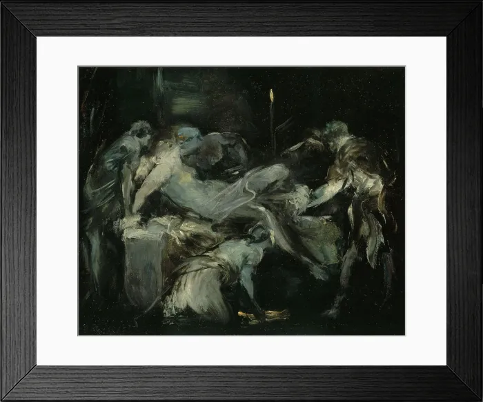 Framed Print : Scène d'accouchement, c.1870. Creator: Jean-Baptiste Carpeaux Framed Print : Scène d'accouchement, c.1870. Creator: Jean-Baptiste Carpeaux