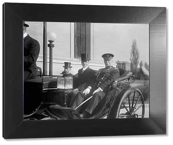 Newton Diehl Baker, Secretary of War, with General Scott, 1917. Creator: Harris & Ewing. Newton Diehl Baker, Secretary of War, with General Scott, 1917. Creator: Harris & Ewing