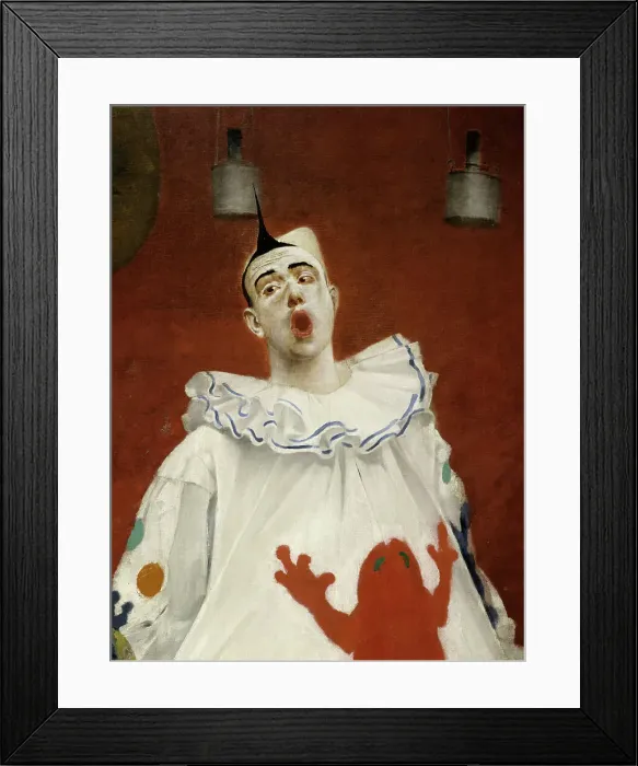 Framed Print : Grimaces et misère - Les Saltimbanques (clown blanc et bonisseur), 1888. Creator: Fernand Pelez Framed Print : Grimaces et misère - Les Saltimbanques (clown blanc et bonisseur), 1888. Creator: Fernand Pelez