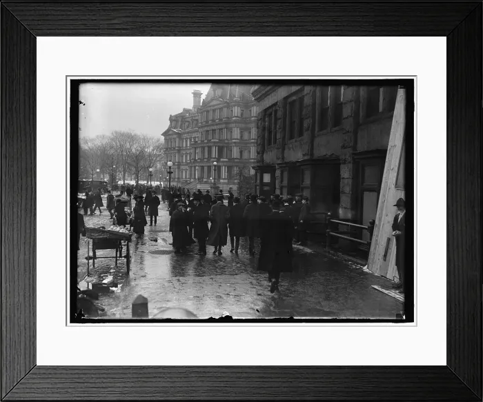 Framed Print : Street Scene near 17th Street And State, War & Navy Building, Washington, DC, between 1913 and 1918. Creator: Harris & Ewing. Street Scene near 17th Street And State, War & Navy Building, Washington, DC, between 1913 and 1918 Framed Print : Street Scene near 17th Street And State, War & Navy Building, Washington, DC, between 1913 and 1918. Creator: Harris & Ewing. Street Scene near 17th Street And State, War & Navy Building, Washington, DC, between 1913 and 1918