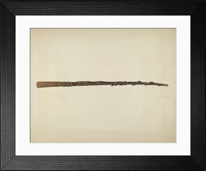 Framed Print : Cane, 1935 / 1942. Creator: Edmond Lorts Framed Print : Cane, 1935 / 1942. Creator: Edmond Lorts