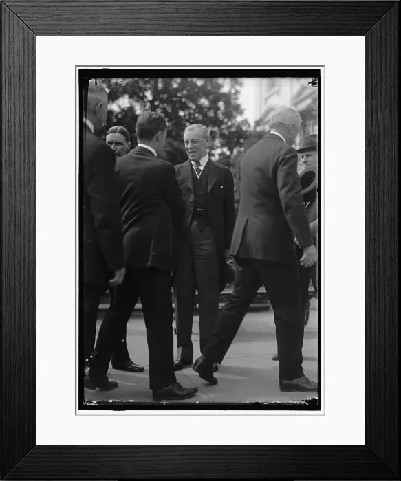 Framed Print : Wilson, Woodrow, between 1914 and 1918. Creator: Harris & Ewing. Wilson, Woodrow, between 1914 and 1918. Creator: Harris & Ewing Framed Print : Wilson, Woodrow, between 1914 and 1918. Creator: Harris & Ewing. Wilson, Woodrow, between 1914 and 1918. Creator: Harris & Ewing