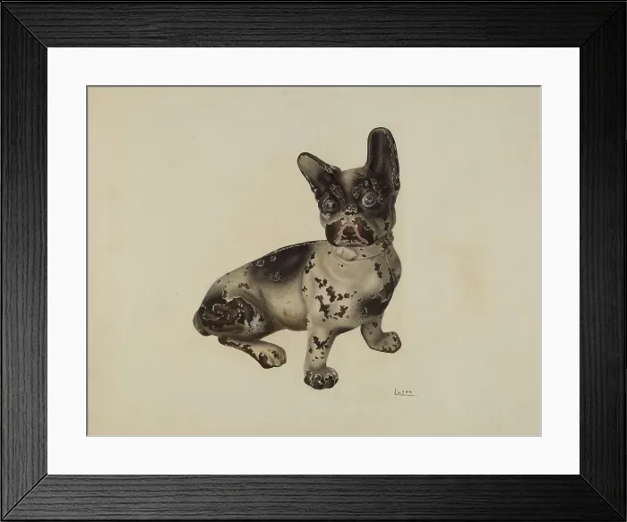 Framed Print : Door Stop, c. 1939. Creator: Winifred Luten Framed Print : Door Stop, c. 1939. Creator: Winifred Luten