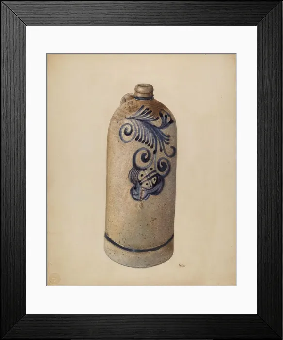 Framed Print : Jug, c. 1940. Creator: Winifred Luten Framed Print : Jug, c. 1940. Creator: Winifred Luten