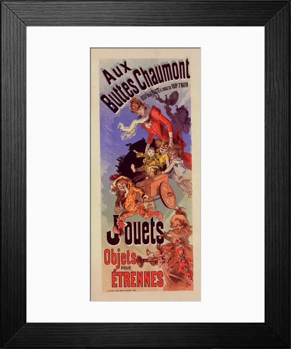 Framed Print : Affiche pour le Magasin des Buttes Chaumont, c1899. Creator: Jules Cheret. Affiche pour le Magasin des Buttes Chaumont, c1899. Creator: Jules Cheret Framed Print : Affiche pour le Magasin des Buttes Chaumont, c1899. Creator: Jules Cheret. Affiche pour le Magasin des Buttes Chaumont, c1899. Creator: Jules Cheret