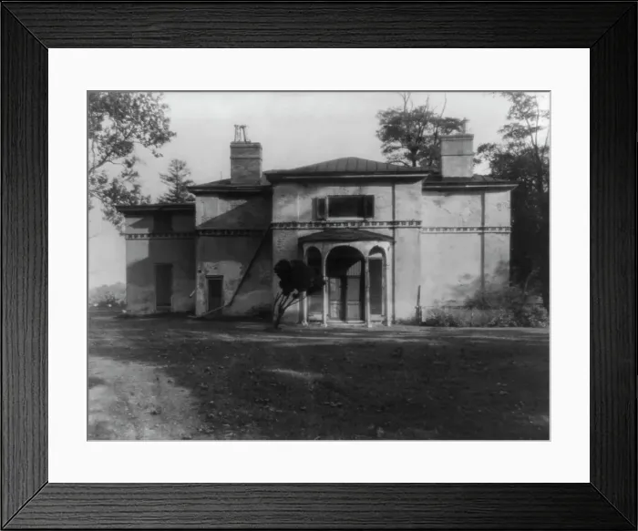 Framed Print : Swanwyck house, New Castle, Delaware, 1927. Creator: Frances Benjamin Johnston Framed Print : Swanwyck house, New Castle, Delaware, 1927. Creator: Frances Benjamin Johnston