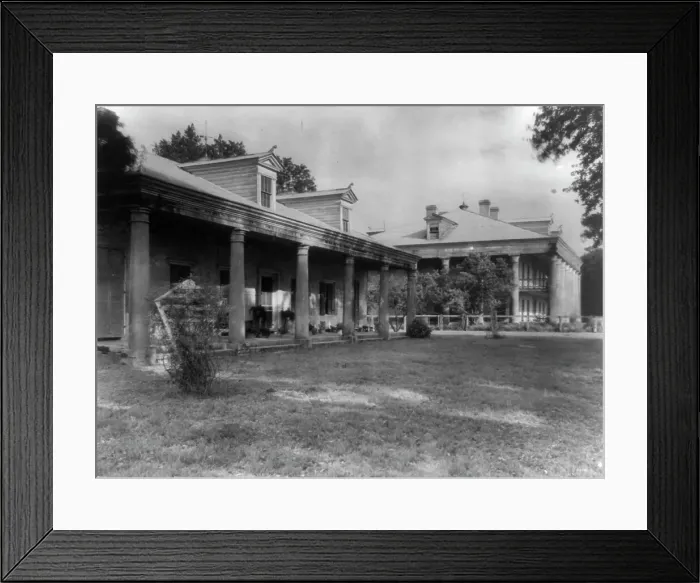 Framed Print : Convent on Uncle Sam Plantation, St. James Parish, Louisiana, between 1927 and 1943. Creator: Frances Benjamin Johnston Framed Print : Convent on Uncle Sam Plantation, St. James Parish, Louisiana, between 1927 and 1943. Creator: Frances Benjamin Johnston