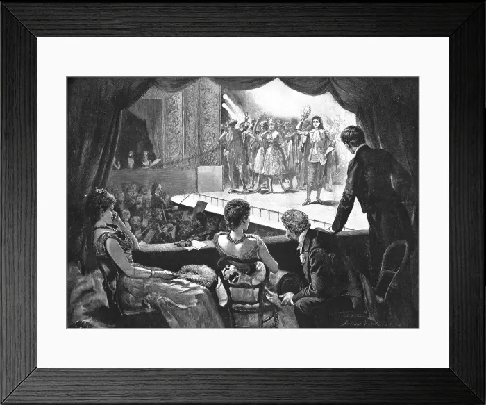 Framed Print : My First Season; A Box at the Theatre, 1890. Creator: Arthur Hopkins Framed Print : My First Season; A Box at the Theatre, 1890. Creator: Arthur Hopkins