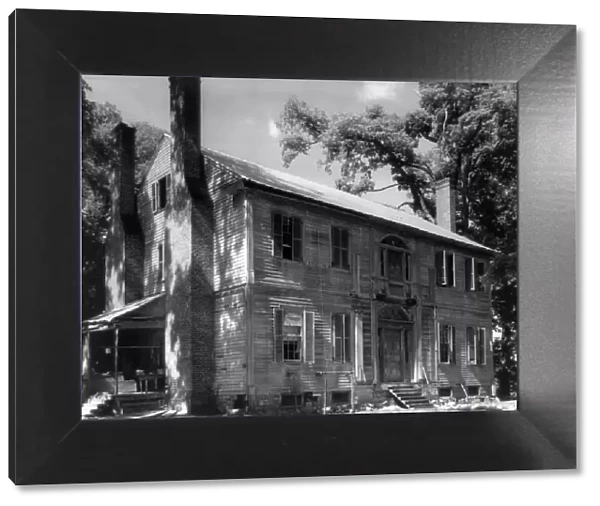 Burnside, Hunt-Hamilton house, showing Tidewater detail... Vance County, North Carolina, c1935. Creator: Frances Benjamin Johnston