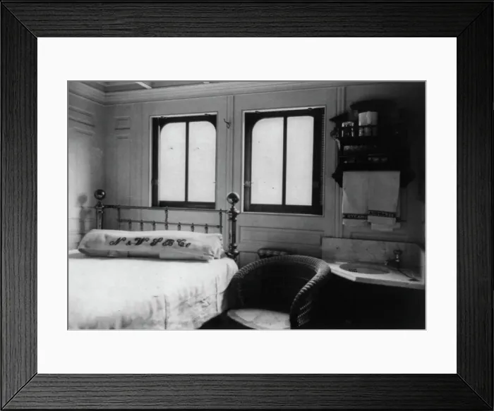 Framed Print : Interior view of steamboat cabin, c1900. Creator: Frances Benjamin Johnston Framed Print : Interior view of steamboat cabin, c1900. Creator: Frances Benjamin Johnston
