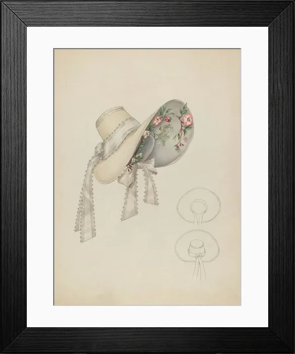 Framed Print : Wedding Bonnet, c. 1937. Creator: Louis Maldarelli Framed Print : Wedding Bonnet, c. 1937. Creator: Louis Maldarelli
