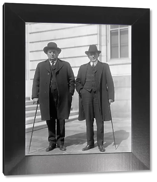 John Hollis Bankhead, Rep. from Alabama, with Son, William B. Bankhead, 1917. Creator: Harris & Ewing. John Hollis Bankhead, Rep. from Alabama, with Son, William B. Bankhead, 1917. Creator: Harris & Ewing