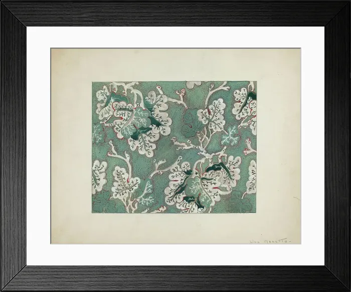 Framed Print : Wall Paper, 1935 / 1942. Creator: Lina Manetto Framed Print : Wall Paper, 1935 / 1942. Creator: Lina Manetto