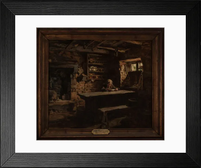 Framed Print : Breton interior. Creator: Germain David-Nillet Framed Print : Breton interior. Creator: Germain David-Nillet