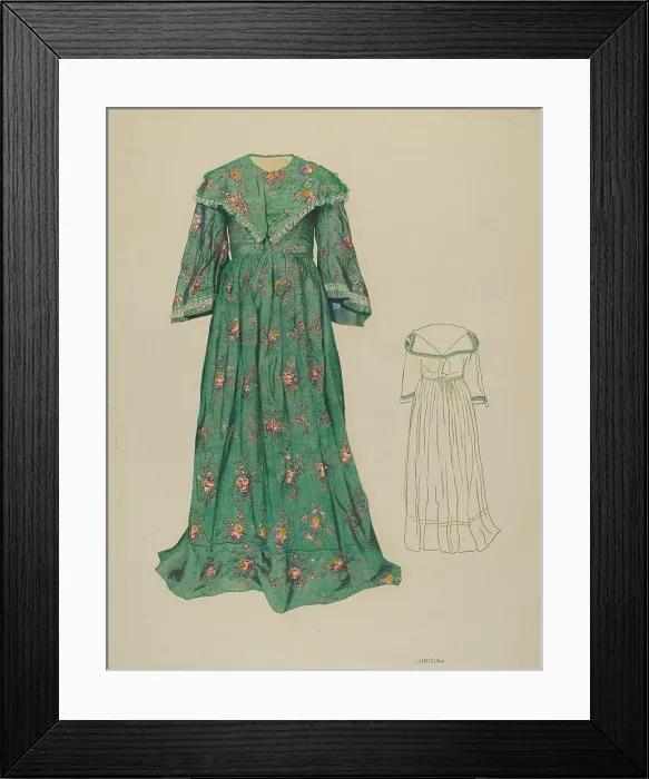 Framed Print : Dress, 1935 / 1942. Creator: J. Herman McCollum Framed Print : Dress, 1935 / 1942. Creator: J. Herman McCollum