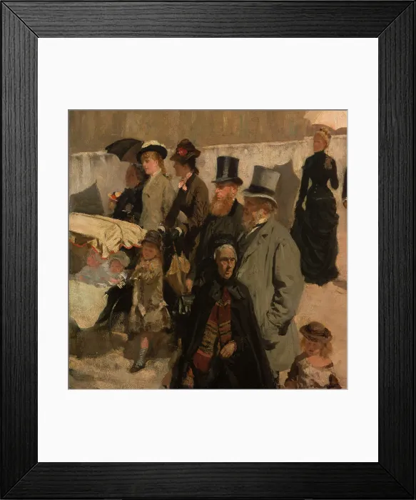 Framed Print : The National Gallery and St. Martin's Church (London), c1878. Creator: Giuseppe de Nittis Framed Print : The National Gallery and St. Martin's Church (London), c1878. Creator: Giuseppe de Nittis